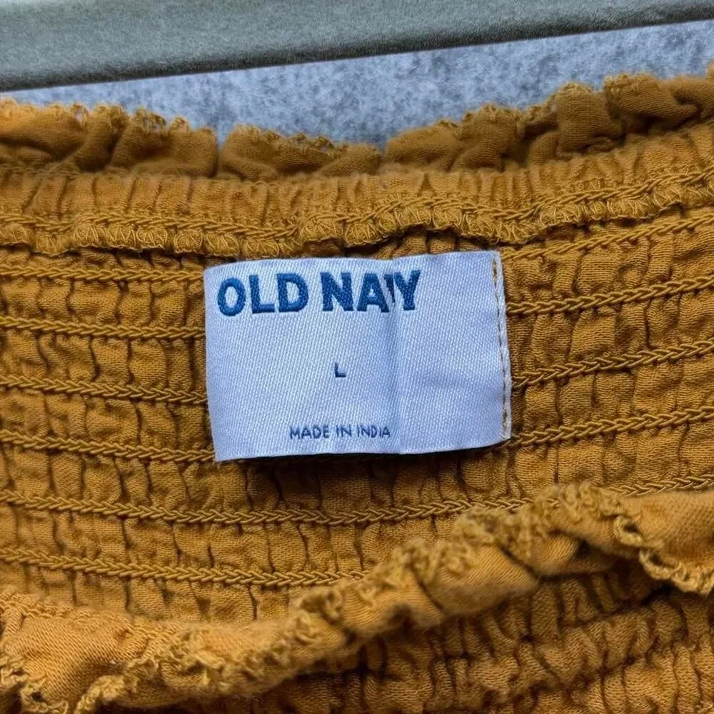 Old-navy Women's Yellow and Orange Blouse